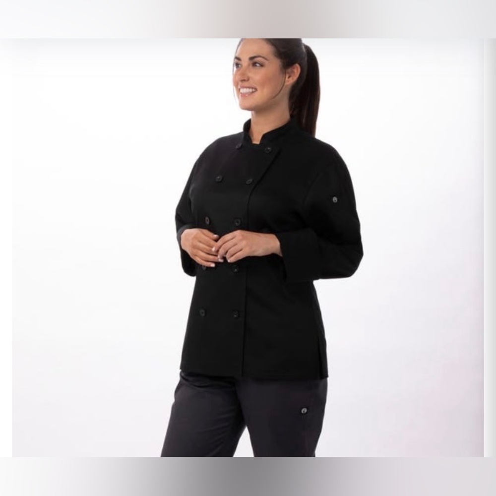 Chef Works Women's Le Mans
Chef Coat - black XX-Large - Picture 4 of 14